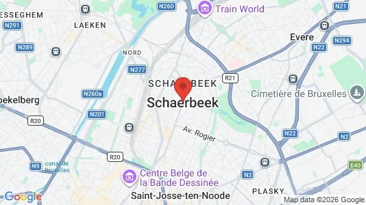 Apartments for rent in Brussels Schaarbeek - Photo from Google Street View