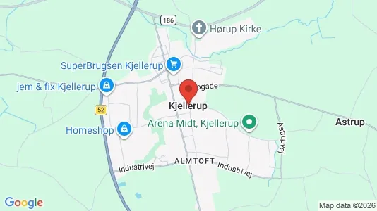 Apartments for rent in Kjellerup - Photo from Google Street View