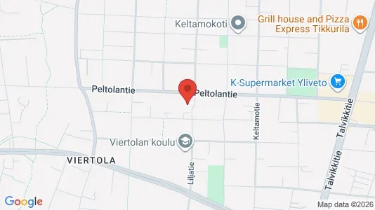 Apartments for rent i Vantaa - kort over placeringen