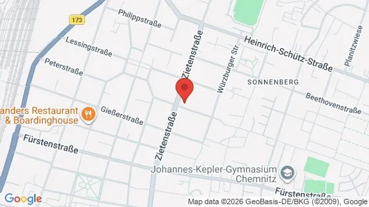 Apartments for rent in Chemnitz - Photo from Google Street View