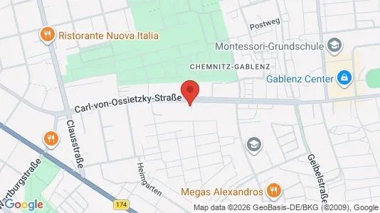 Apartments for rent in Chemnitz - Photo from Google Street View