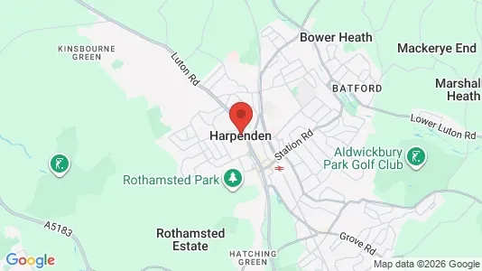 Apartments for rent i Harpenden - Hertfordshire - kort over placeringen