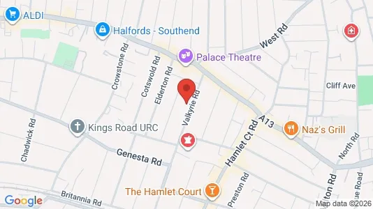 Apartments for rent i Westcliff-on-Sea - Essex - kort over placeringen