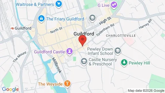 Apartments for rent i Guildford - Surrey - kort over placeringen