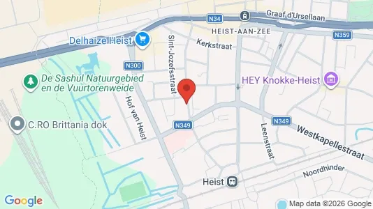 Apartments for rent i Knokke-Heist - kort over placeringen