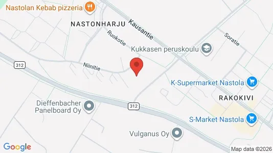 Apartments for rent i Lahti - kort over placeringen