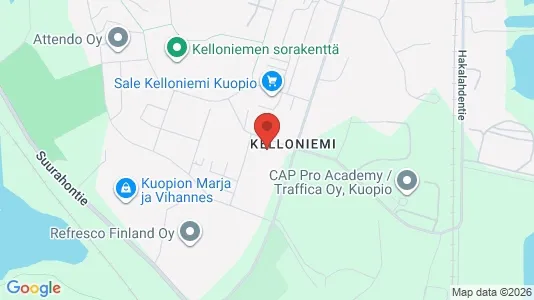 Apartments for rent i Kuopio - kort over placeringen