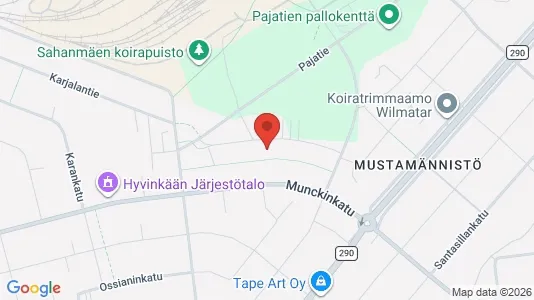 Apartments for rent i Hyvinkää - kort over placeringen