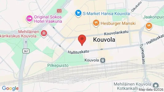 Apartments for rent i Kouvola - kort over placeringen