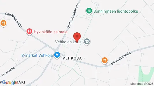 Apartments for rent i Hyvinkää - kort over placeringen