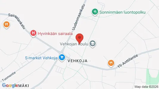 Apartments for rent i Hyvinkää - kort over placeringen