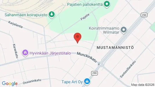 Apartments for rent i Hyvinkää - kort over placeringen