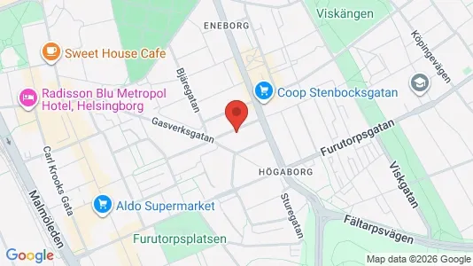 Apartments for rent in Helsingborg - Photo from Google Street View