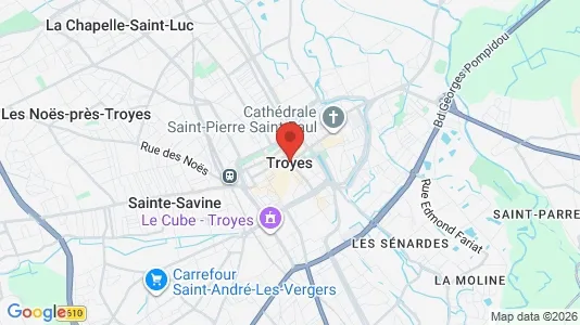 Apartments for rent in Troyes - Photo from Google Street View