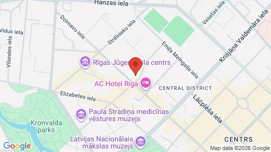 Apartments for rent i Riga Centrs - kort over placeringen