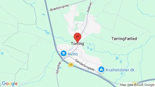 Apartments for rent in Tørring - Photo from Google Street View