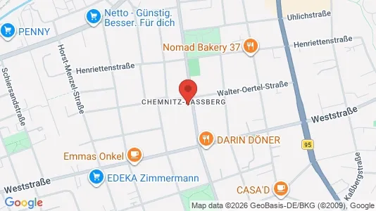 Apartments for rent in Chemnitz - Photo from Google Street View