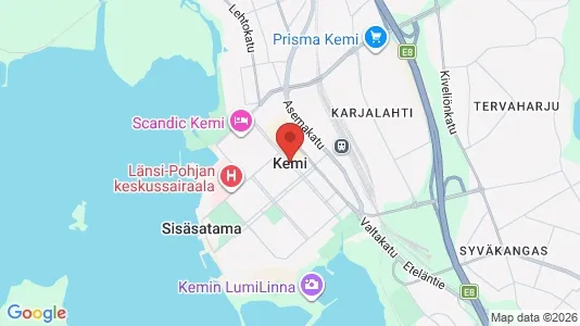 Houses for rent i Kemi - kort over placeringen