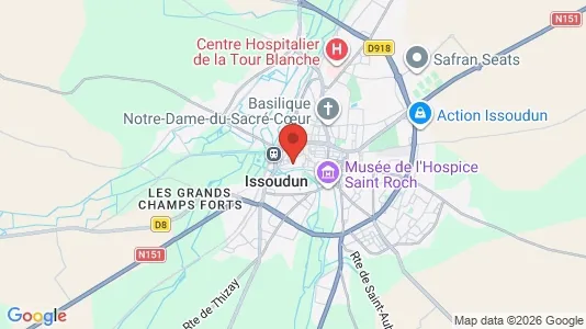 Apartments for rent in Issoudun - Photo from Google Street View