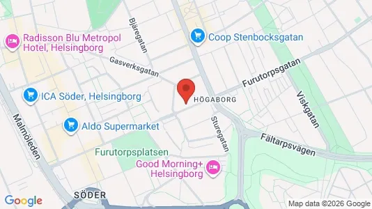 Apartments for rent in Helsingborg - Photo from Google Street View