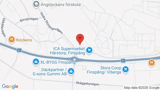 Apartments for rent i Finspång - kort over placeringen
