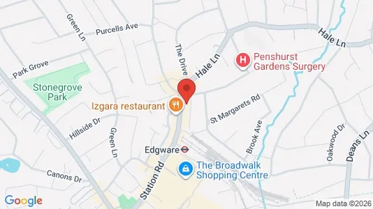 Apartments for rent i Edgware - Middlesex - kort over placeringen