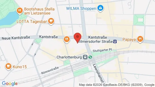 Apartments for rent i Berlin Charlottenburg-Wilmersdorf - kort over placeringen