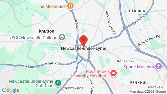 Houses for rent in Newcastle - Staffordshire - Photo from Google Street View
