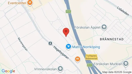 Apartments for rent i Norrköping - kort over placeringen