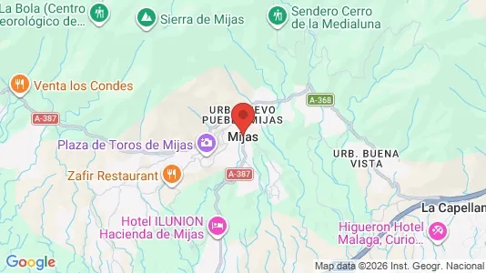 Houses for rent i Mijas - kort over placeringen