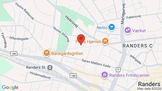 Apartments for rent i Randers C - kort over placeringen