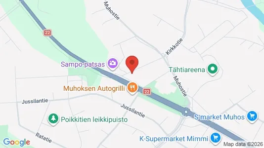 Apartments for rent i Muhos - kort over placeringen