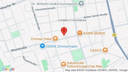 Apartments for rent in Chemnitz - Photo from Google Street View