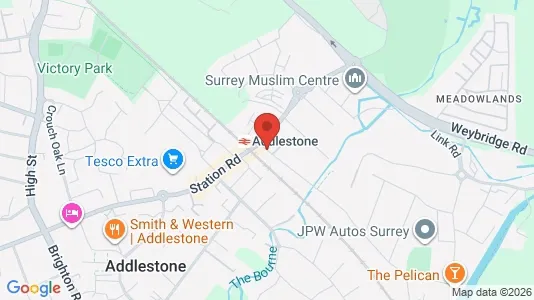 Apartments for rent i Addlestone - Surrey - kort over placeringen