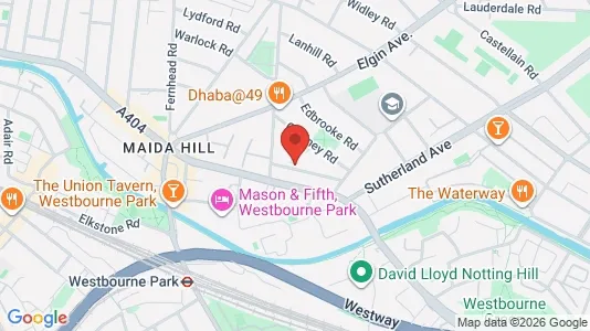 Apartments for rent i London W9 - kort over placeringen