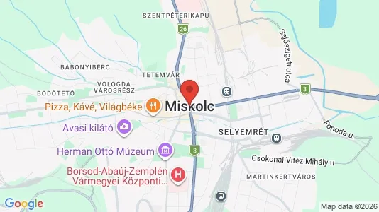 Apartments for rent in Miskolci - Photo from Google Street View