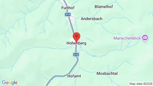 Apartments for rent i Hohenberg - kort over placeringen