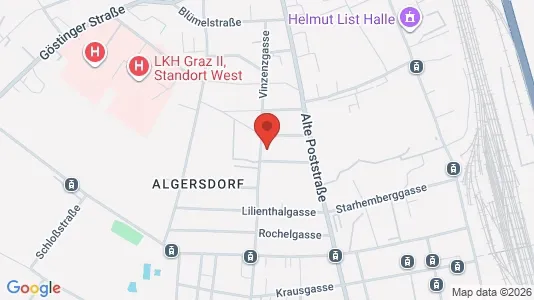 Apartments for rent i Graz - kort over placeringen