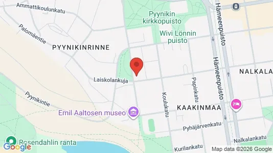 Apartments for rent i Tampere Keskinen - kort over placeringen