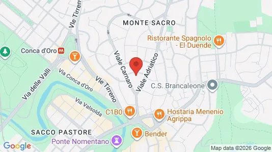 Apartments for rent i Roma Municipio III – Monte Sacro - kort over placeringen
