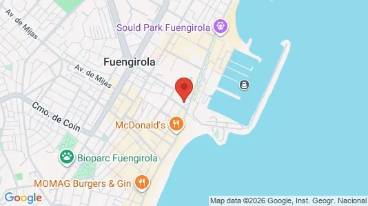 Apartments for rent i Fuengirola - kort over placeringen