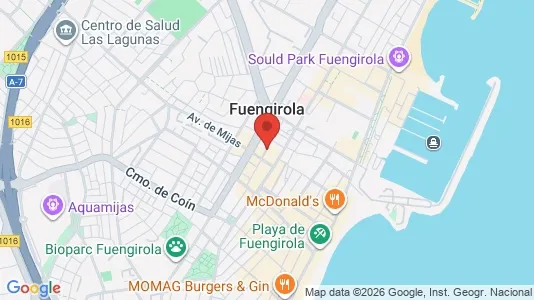 Apartments for rent i Fuengirola - kort over placeringen