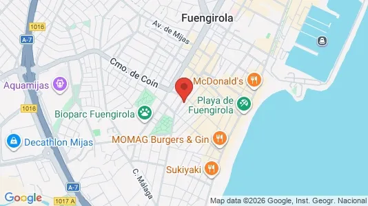 Apartments for rent i Fuengirola - kort over placeringen