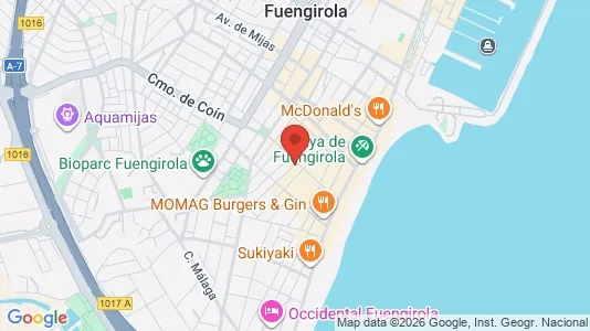 Apartments for rent i Fuengirola - kort over placeringen