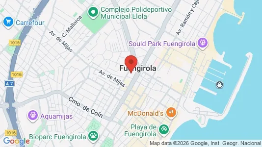 Apartments for rent i Fuengirola - kort over placeringen
