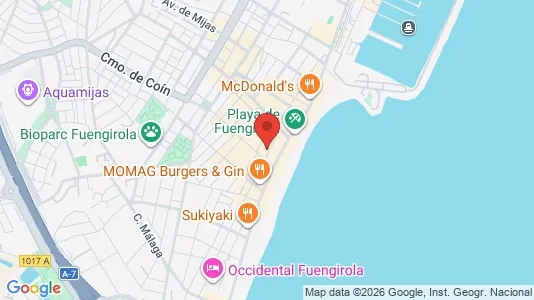 Apartments for rent i Fuengirola - kort over placeringen