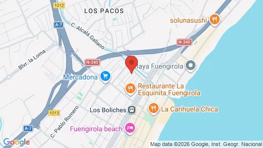 Apartments for rent i Fuengirola - kort over placeringen