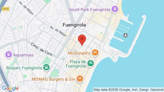 Apartments for rent i Fuengirola - kort over placeringen