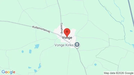 Houses for rent i Vonge - kort over placeringen