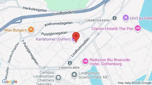 Apartments for rent i Lundby - kort over placeringen